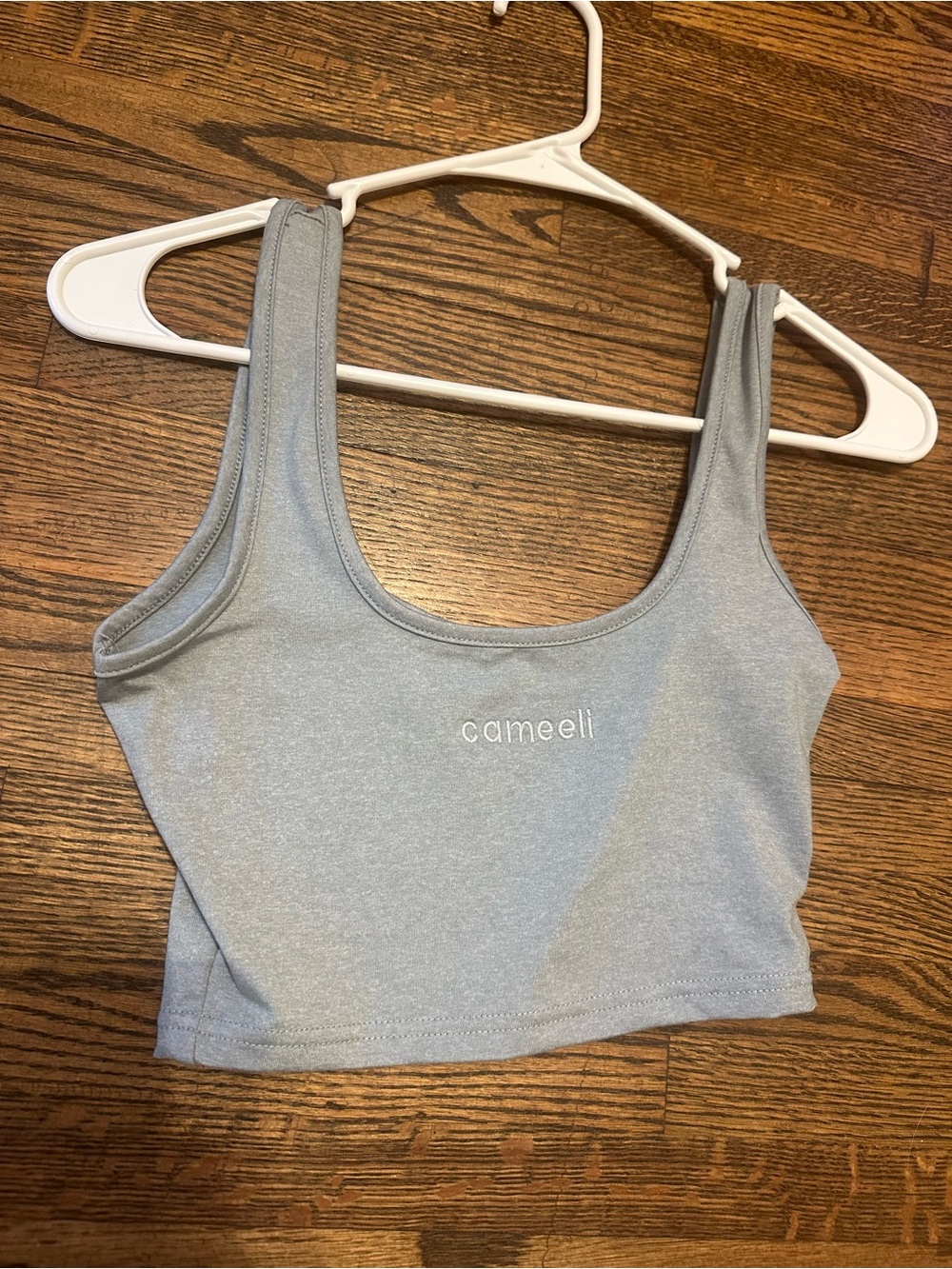 cameeli blue teal sports bra